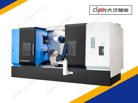 HTMC800T 五轴车铣复合（上摆头-下刀塔结构）