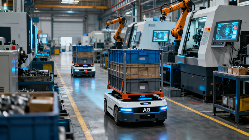 山东大汉智能 AGV：为企业内部物流注入智能生产力量