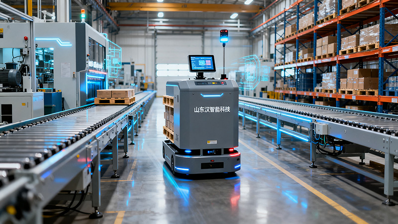 为什么选择山东大汉智能科技 AGV 搬运机器?