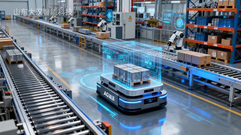 大汉智能 AGV搬运机器人:智能制造物流升级的核心引擎